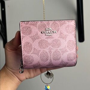 Coach Metallic Pink Women's Wallet